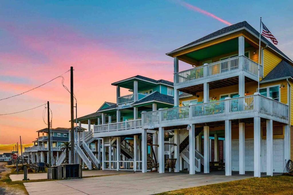 Villa Beachfront*Spectacular View*4 Bd*Sleeps 14 à Bolivar Peninsula Extérieur photo